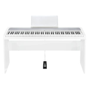 Korg B1 Digital Piano Wooden Stand Package White