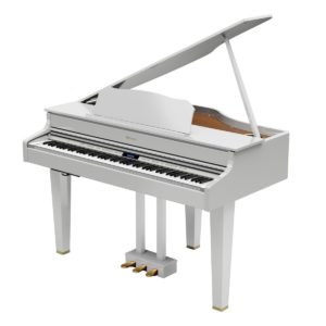Roland GP607 Digital Grand Piano Polished White