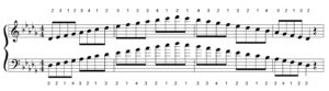 D Flat Major Scale with Fingering