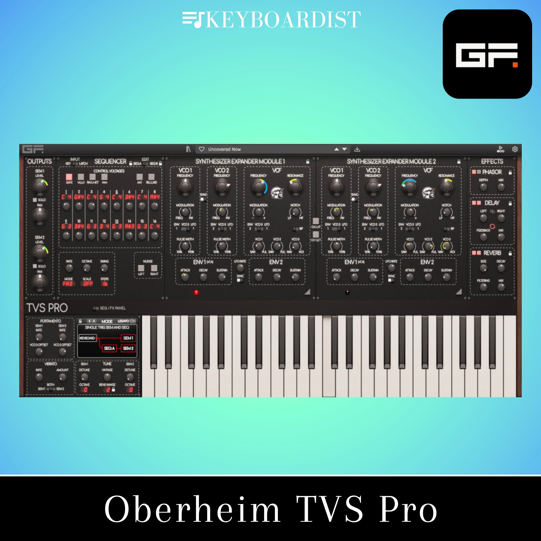 Keyboardist - GForce - Oberheim TVS Pro